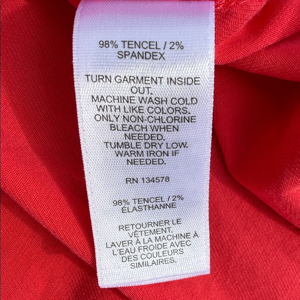 Vineyard Vines Bright orange Midi short sleeve Dress - Picture 4 of 4